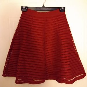 H&M Red Skirt Size XS
